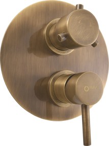 Slezák - RAV Vaňová/sprchová batéria 2-cestná s podomietkovým telesom SEINA - SE986KSM, Stará mosadz (Bronz)