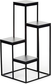 STOJAN NA KVETINÁČ KASKADA 70X40X40 CM ČIERNA