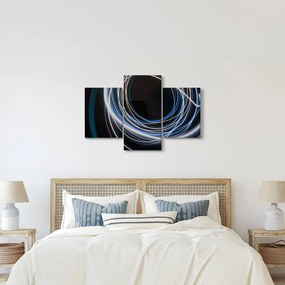Obraz modrých liniek (90x60 cm)