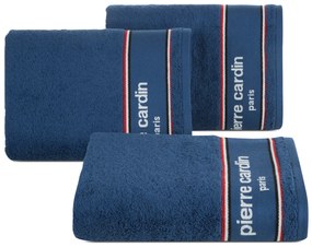 BAVLNENÝ UTERÁK PIERRE CARDIN KARL 50X90 CM TMAVOMODRÁ