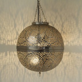 Luxusná strieborná lampa Tablo