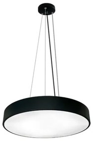 LED Stmievateľný luster na lanku LED/50W/230V 3000-6500K čierna + diaľkové ovládanie