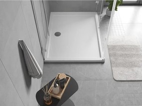 Mexen, Mexen Flow obdĺžniková sprchová vanička slim 100 x 95 cm, biela lesklá, 46R109510