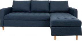 Rohová pohovka FIRENZE 219 cm polyester, modrý House Nordic 1301502