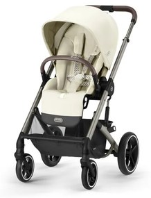 CYBEX športový kočík Balios S Lux - seashell beige (silver frame)