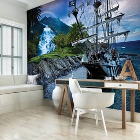 Fototapeta - Pirátska loď (254x184 cm)