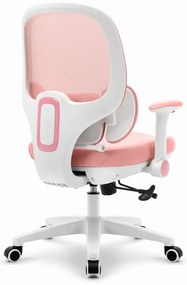 Ergonomické ružové detské kreslo HC-999 - látkové
