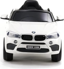 LEAN CARS BMW X6 Batéria Auto Biela koža, EVA