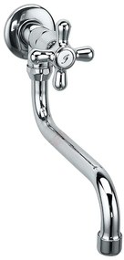 Nástenný umývadlový ventil Retro chróm