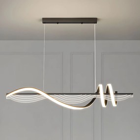 Toolight Toolight, závesné LED svietidlo 100 cm, 3000K, LHJ041-CP, čierna, OSW-50019
