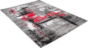 TA Koberec Q541A WHITE MAYA PP ESM Sivý Obdĺžnikový Rozmer: 160x230 cm