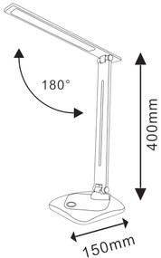 LED Stmievateľná dotyková stolná lampa TOLEDO LED/8W/230V 3000-6500K