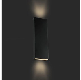 V-Tac LED Vonkajšie nástenné svietidlo LED/8W/230V 4000K IP65 čierna VT2213