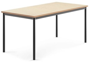 Stôl SONITUS, 1600x800x720 mm, linoleum - béžová, antracit