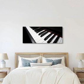 Obraz klávesov piána (120x50 cm)