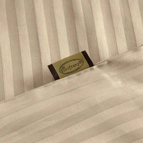 SATÉNOVÉ OBLIEČKY VERA 160X200 CM, 2 KS 70X80 CM BÉŽOVÉ