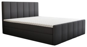 Kondela Boxspringová posteľ, 140x200, sivá, STAR