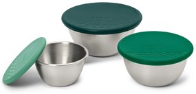 Misky z ušľachtilej ocele, 3 ks