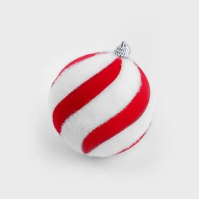 Závesná vianočná dekorácia TWINKLE červená / biela 714184 (2 ks)