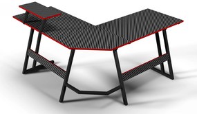 Herný stôl BG02 čierny 130 cm