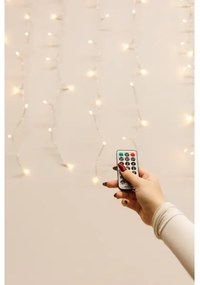 LED Stm. vonk. vianočný záves CURTAIN 360xLED/8,4W/230V 2x2 m IP44 teplá biela +DO