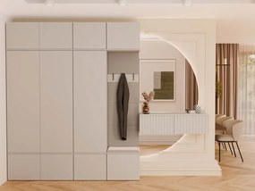 Předsíňová stěna Haga II 200 cm kašmír