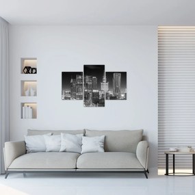 Obraz - Čiernobiely New York (90x60 cm)