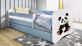 XXXLutz POSTEĽ PRE DETI A MLÁDEŽ 80/160 cm, modrá, biela MID.YOU - Detské izby - 00214200023J