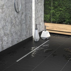 Laveo Slim, sprchový odtok 70 cm, oceľová, LAV-COS_270D