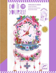 Djeco DIY Vyrob si sám Nástenné kukučkové hodiny