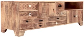 furniture-nabytek.cz - Televízny stolík masív drevo mango 160x50x45