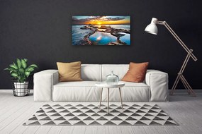 Obraz na plátne More slnko krajina 120x60 cm