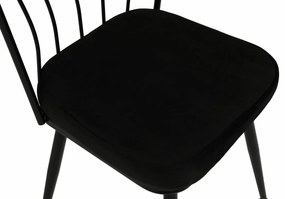 Sada jedálenských stoličiek Yildiz 2 Black, 2 ks