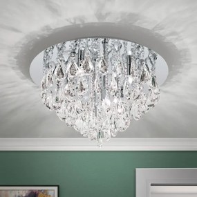 Orion DLU 2516/45-Krištáľové str. svietidlo CELESTE 6xG9/40W/230V pr. 45 cm chróm