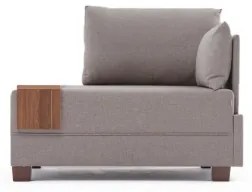 Rohové kreslo TULA béžové pravé