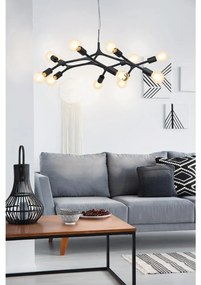 Eglo 98347 - Luster na lanku BOCADELLA 12xE27/60W/230V
