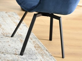 Stolička Aranbura (námorícka modrá + čierna). Akcia -22%. Vlastná spoľahlivá doprava až k Vám domov. 1110901