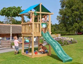 Ihrisko Jungle Hut so šmykľavkou a modulom Climb Frame 2.0