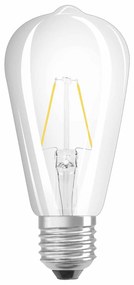 OSRAM LED žiarovka E27 2,5W rustik 827 číra