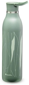 ALADDIN CityLoop Thermavac eCycle vákuová fľaša 600 ml Sage Green zelená s potlačou 10-10870-011