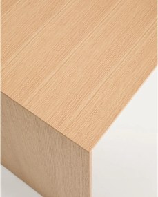 Pracovný stôl v dekore duba 60x140 cm Litto – Kave Home