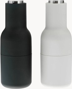 Mlynčeky na soľ a korenie Bottle Grinder's viečkami z nehrdzavejúcej ocele, 2 ks
