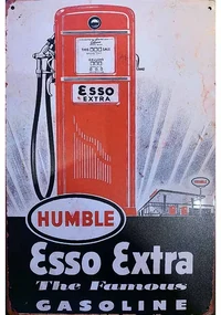 Ceduľa Esso Extra
