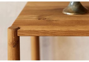 Knižnica z dubového dreva 120x123 cm Pola - The Beds