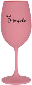 PANI DOKONALÁ - ružový pohár na víno 350 ml