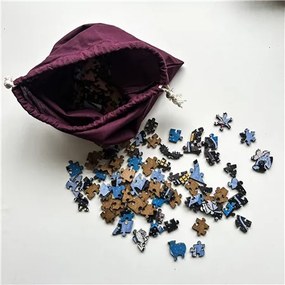 Drevené puzzle Josef Lada Anjel, Čert a Mikuláš