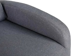 LuxuryForm DESIGN Televízne kreslo RUFO s polohovaním - sivé