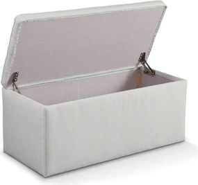 Truhlica čalúnená farba produktu béžová látka zapletaná