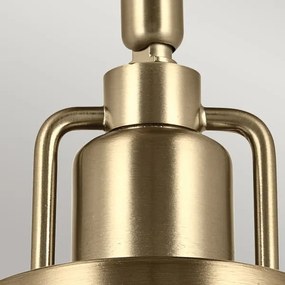 Kichler KL-NIVA-1W-1P-CPZ - Nástenná lampa NIVA 1xE27/40W/230V mosadz