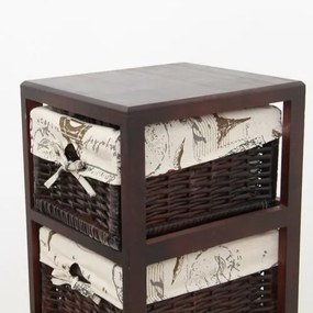 Tempo Kondela Komoda Eli tmavohnedá, 65,5 cm